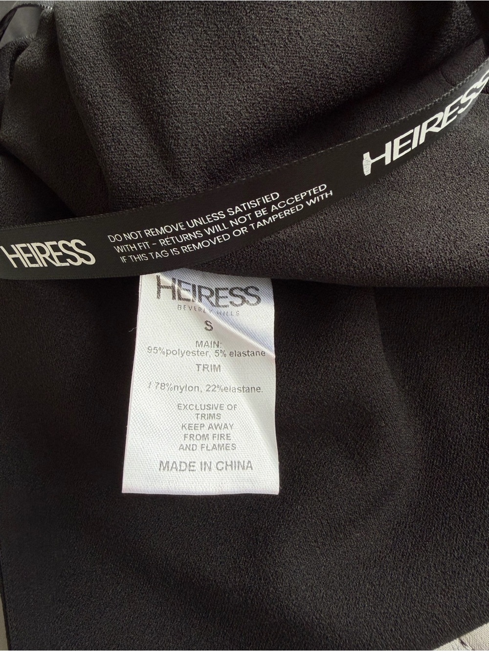 Heiress Beverly Hills New Black Diamanté Crystal-Detail Strappy Maxi Dress - Picture 12 of 14